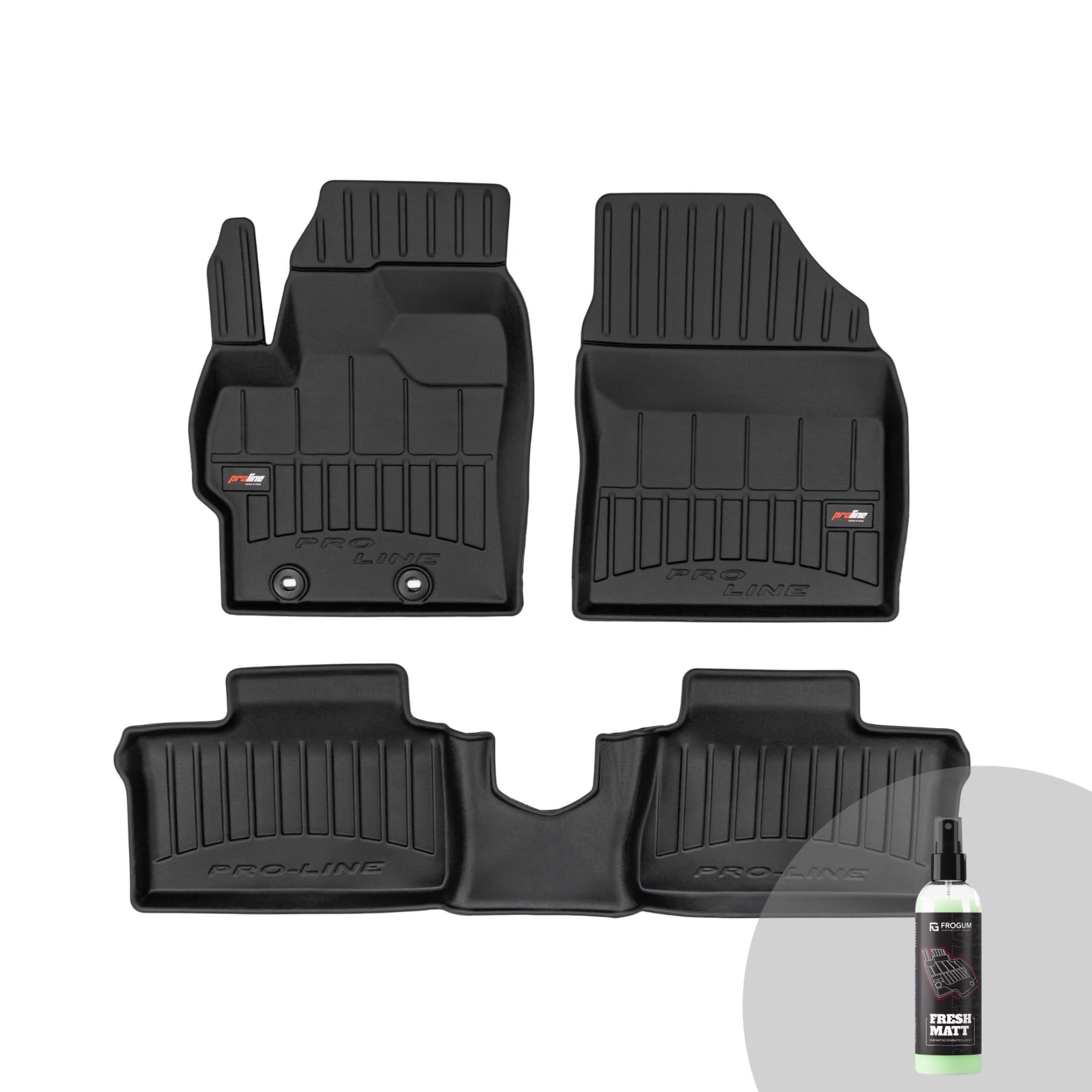 FROGUM ProLine 3D Esclusivi Tappetini auto in gomma su misura per Toyota Aygo X dal 22 I I bordi più alti