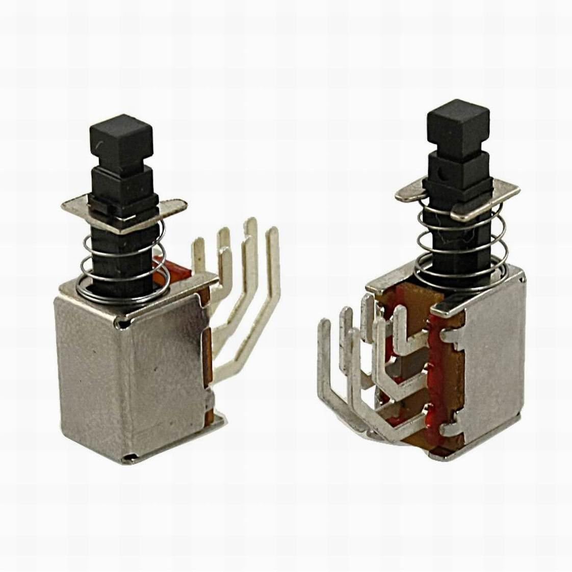 Houseuse 5 Pcs x 6 Pin DPDT Momentary PCB Push Button Switch Non Lock 2 NO 2 NC