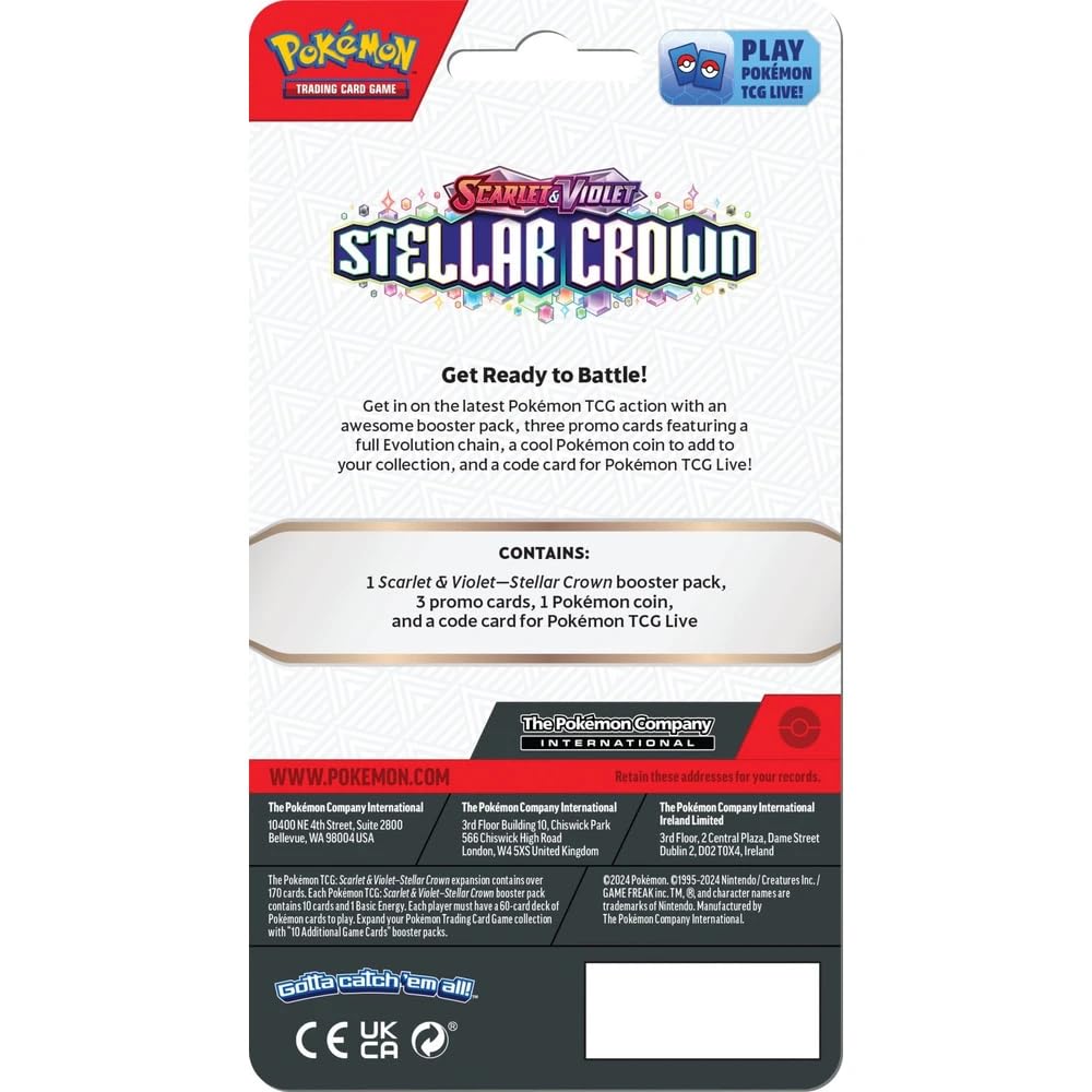 Pokemon TGC Stellar Crown Checklane 7 Blister Pack - Image 3