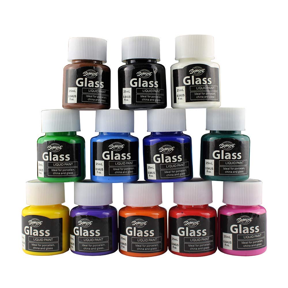 Buy Jinzi Stained Glass Paint, Lacquer Based for Superior Stained Glass