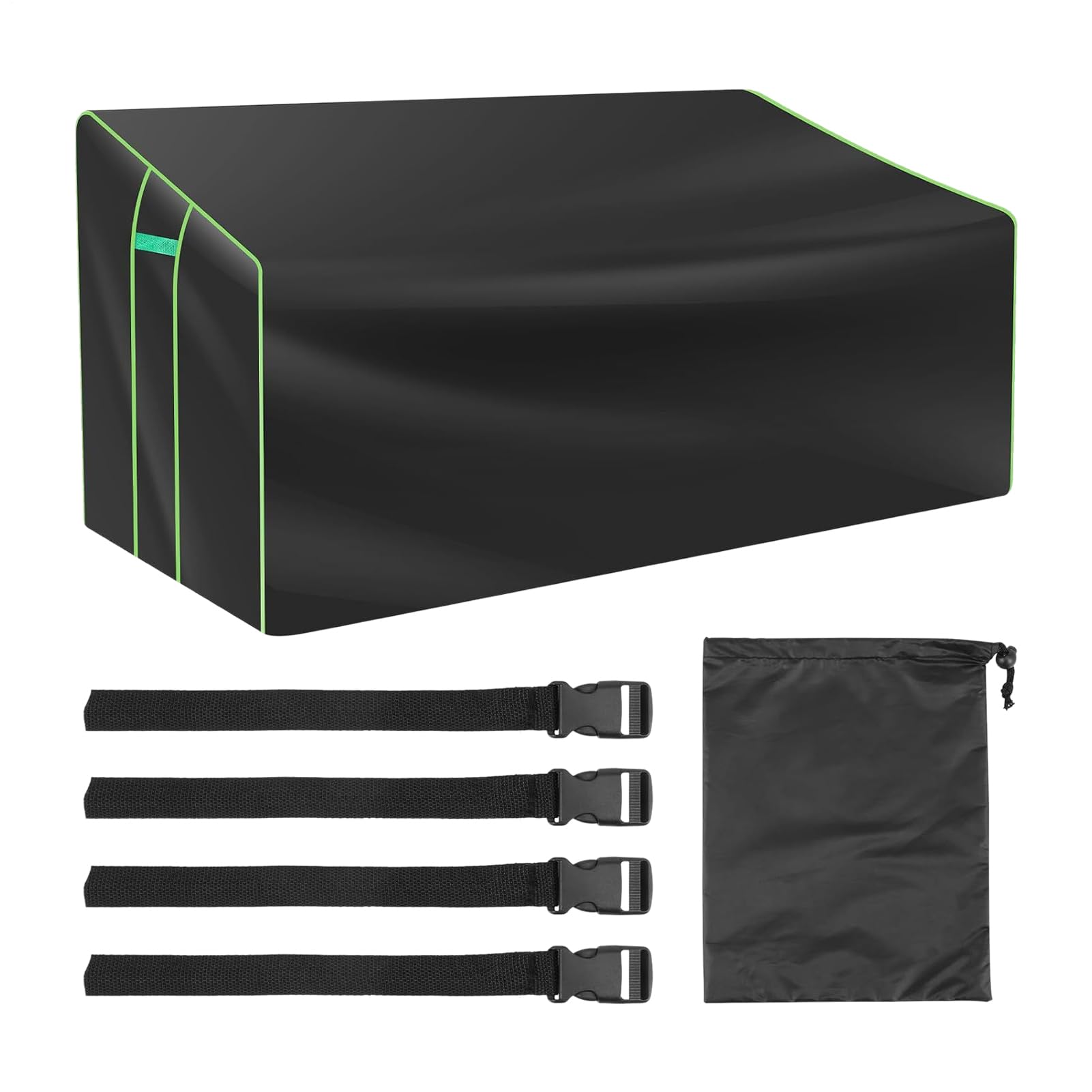 Funda para banco exterior impermeable con ventilación para sofá de dos plazas