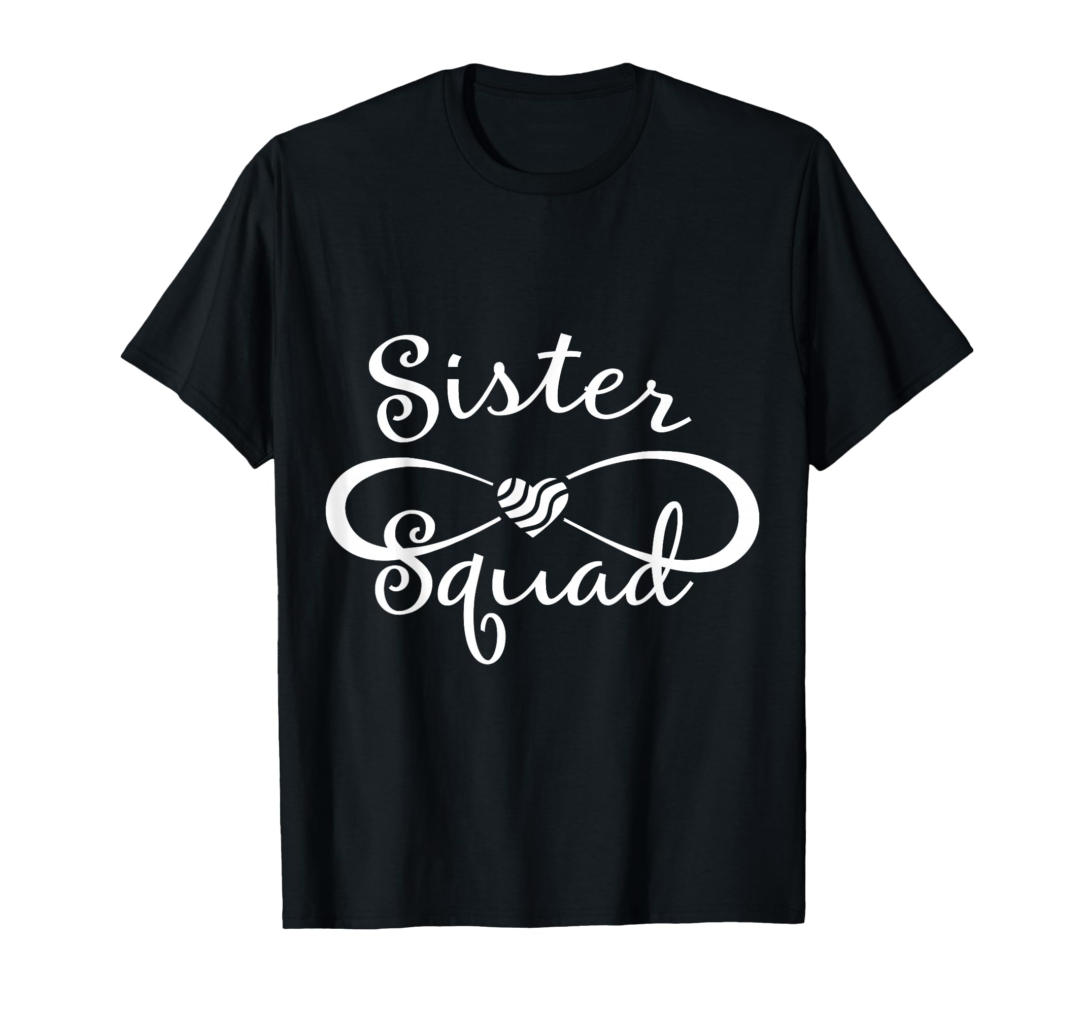 Sister Squad T-Shirt Funny Sister Birthday Party Gift Tee T-Shirt