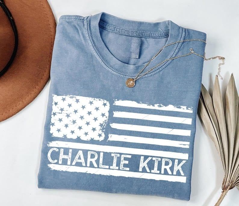 Charlie Kirk Rest in Power T-Shirt Gift for Women Men RIP Charlie Justice for Kirk Tee Rest in Peace Tribute Gifts2
