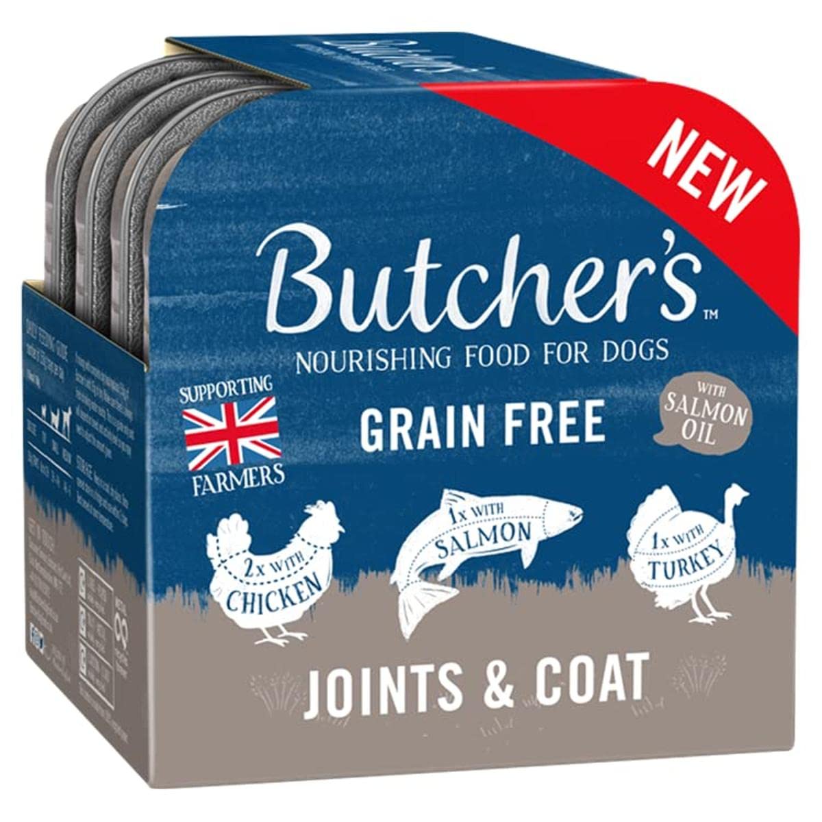 Butcher's Joints & Coat Wet Dog Food Trays 4 x 150g