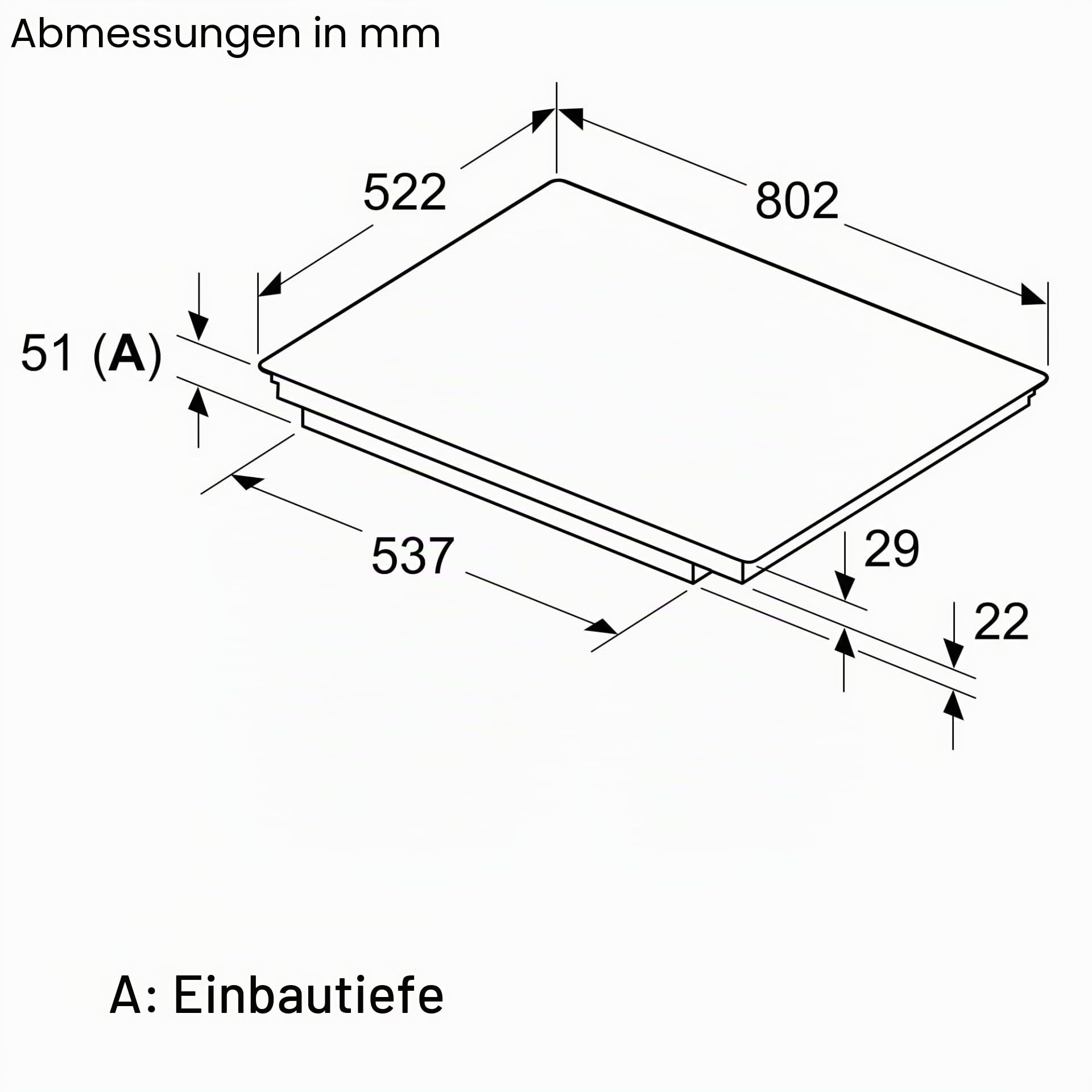 Bosch PIV831HB1E Serie 6, Einbau-Induktionskochfeld 80 cm, Schwarz