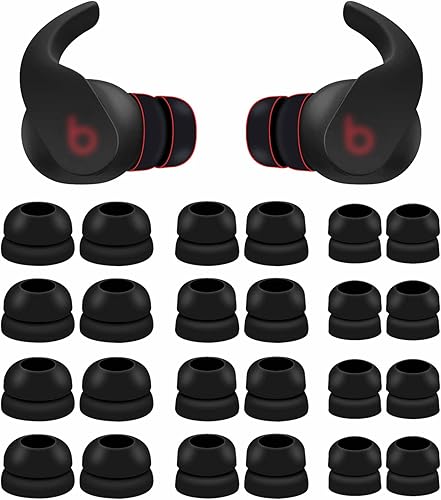 Miniatura 5 de 6 pares de almohadillas compatibles con Beats Fit Pro, gel Eartips SML 3 tamaños de repuesto flexible de goma de silicona suave compatible con Beats