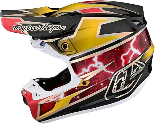 Troy Lee Designs SE5 Carbon - Casco completo para motocross todoterreno para adultos ATV deportes de potencia carreras de cara completa MIPS ligero