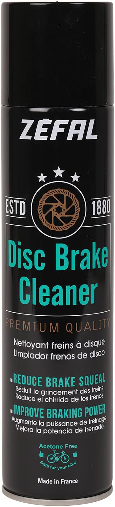 ZEFAL Disc Brake Cleaner Cycling Brake Cleaner, Black, 400 ML