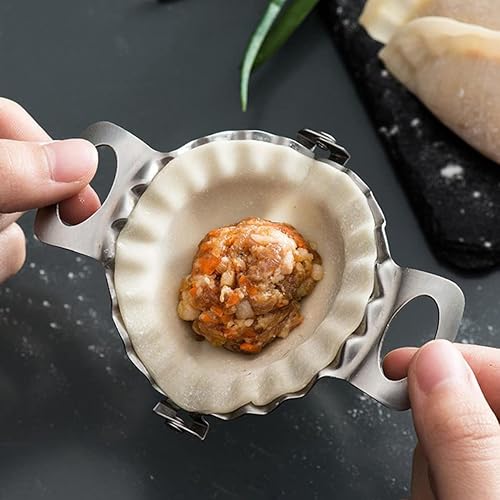 Miniatura 4 de 1 Unidades 5 unids molde de acero inoxidable dumpling maker forma Pelmeni prensa bola de masa máquina de bola de masa máquina de bola de masa
