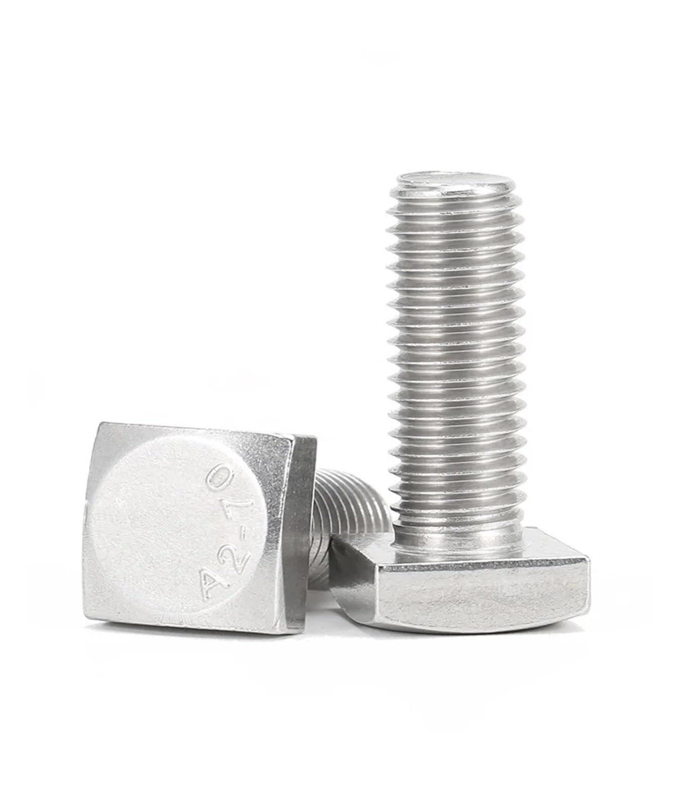 bulloni a testa quadrata, 1~10 pezzi M4 M5 M6 M8 M10 M12 304 A2 Viti a testa quadrata in acciaio inossidabile Bullone for macchina a testa quadrata(100mm,M12 1pcs)