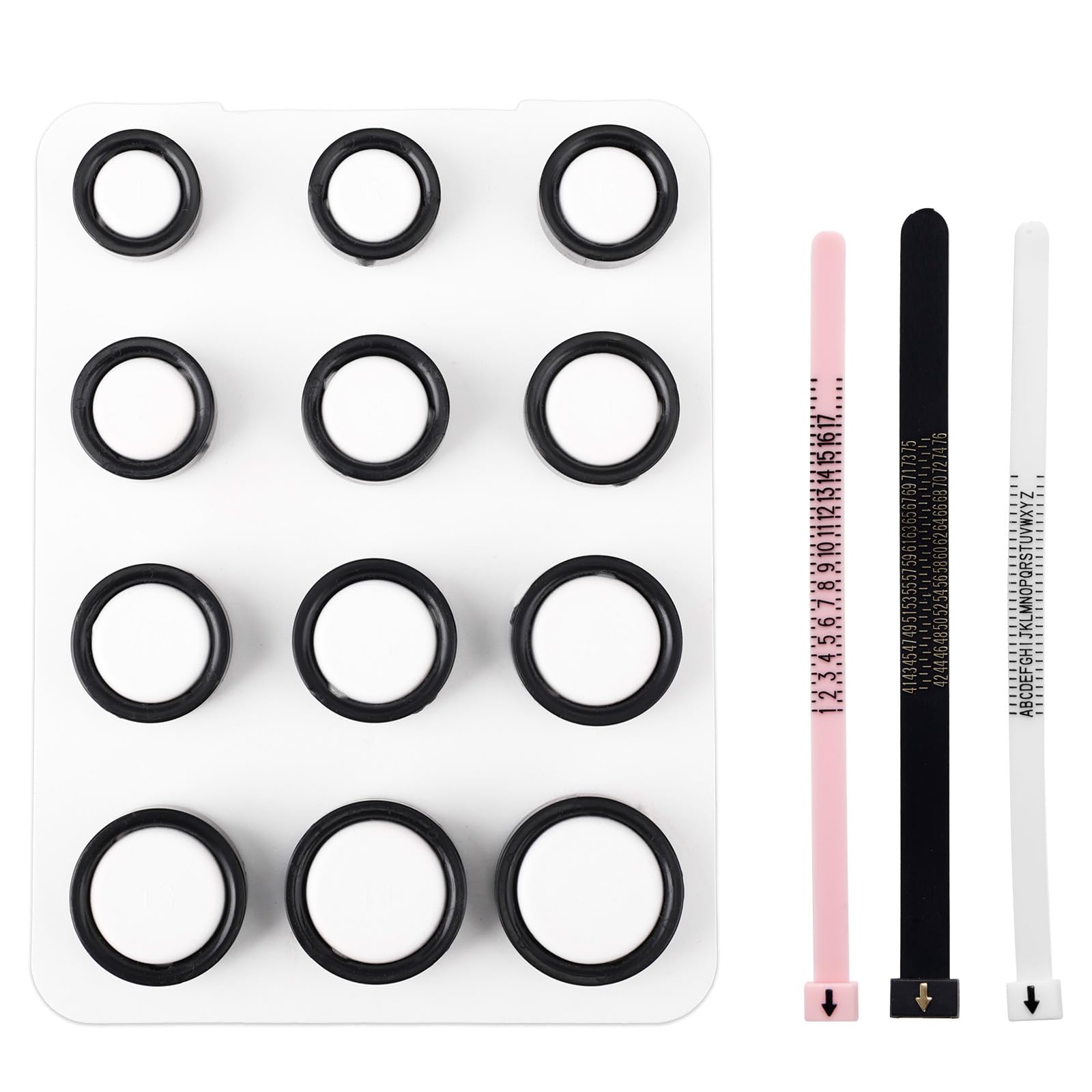 Oura Ring 4 Kit Misura, Silicone Set Dimensioni Dito US EU UK Misura Anelli