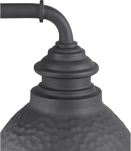 Miniatura 10 de Progress Lighting Englewood Collection - Farol de pared pequeño para exteriores con 1 luz, color negro