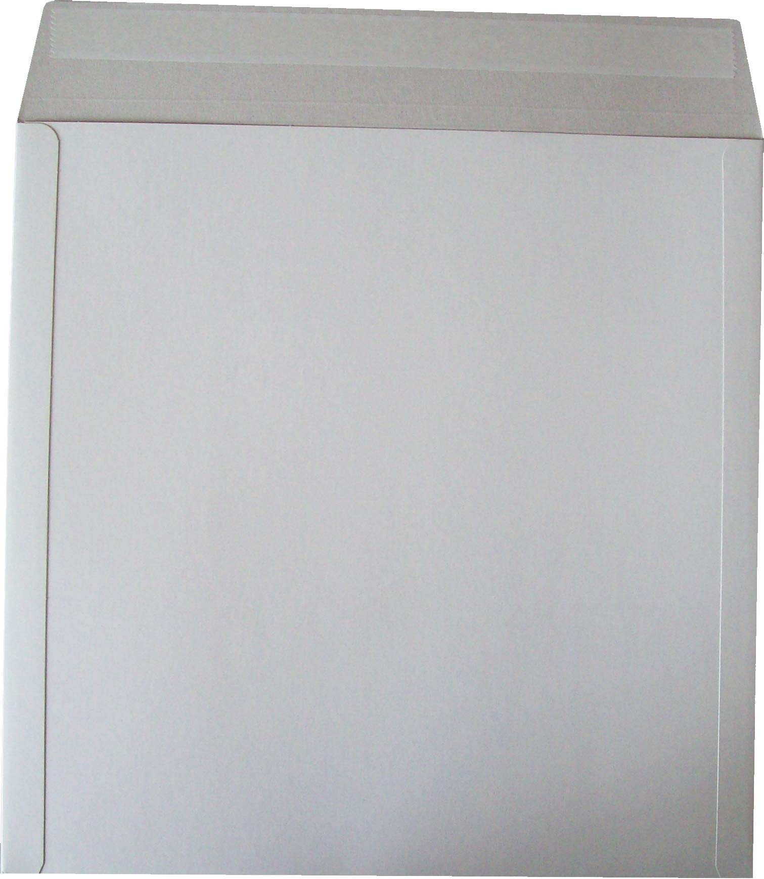 10 Strong 12" LP Record Vinyl Peel and Seal White Board MAILERS ENVELOPES + 10 Corrugated Cardboard Stiffener Pads Boards - 625 Micron Cardboard SELF Seal Packaging MAILING Postal Postage Packets