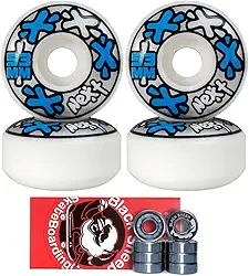 Roda Skate Next Il 53mm 100a + Rolamento Black Sheep Red