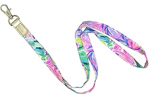 Lilly Pulitzer Luggage Tags - Cute Lanyard for ID Badges and Keys