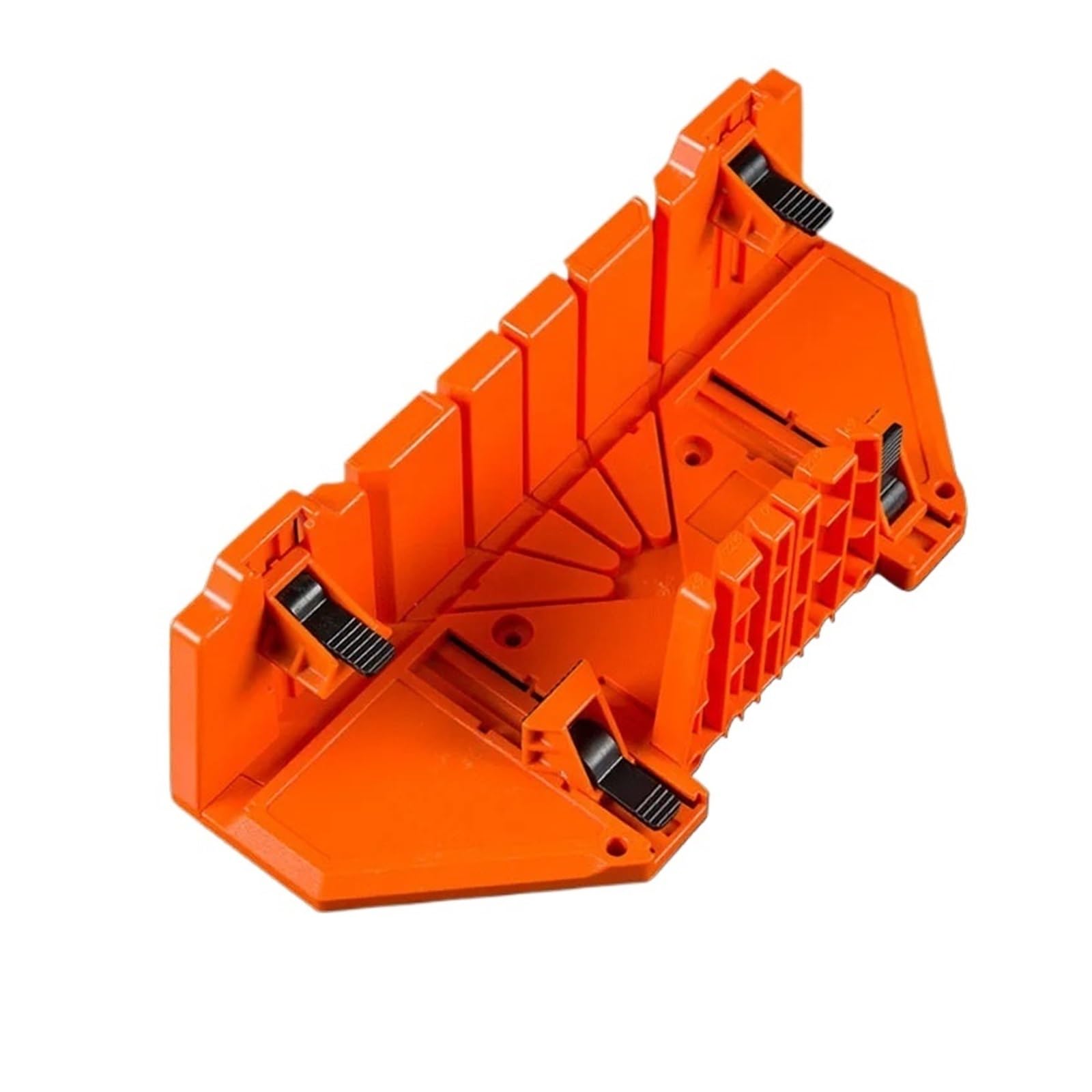 Dhyuacn Color 2 Mitre Saw Box Woodworking Clamping Mitre Box Diagonal Saw Cabinet 45 90 Degree Angle Oblique Cutting Groove Sawing(Color 2)