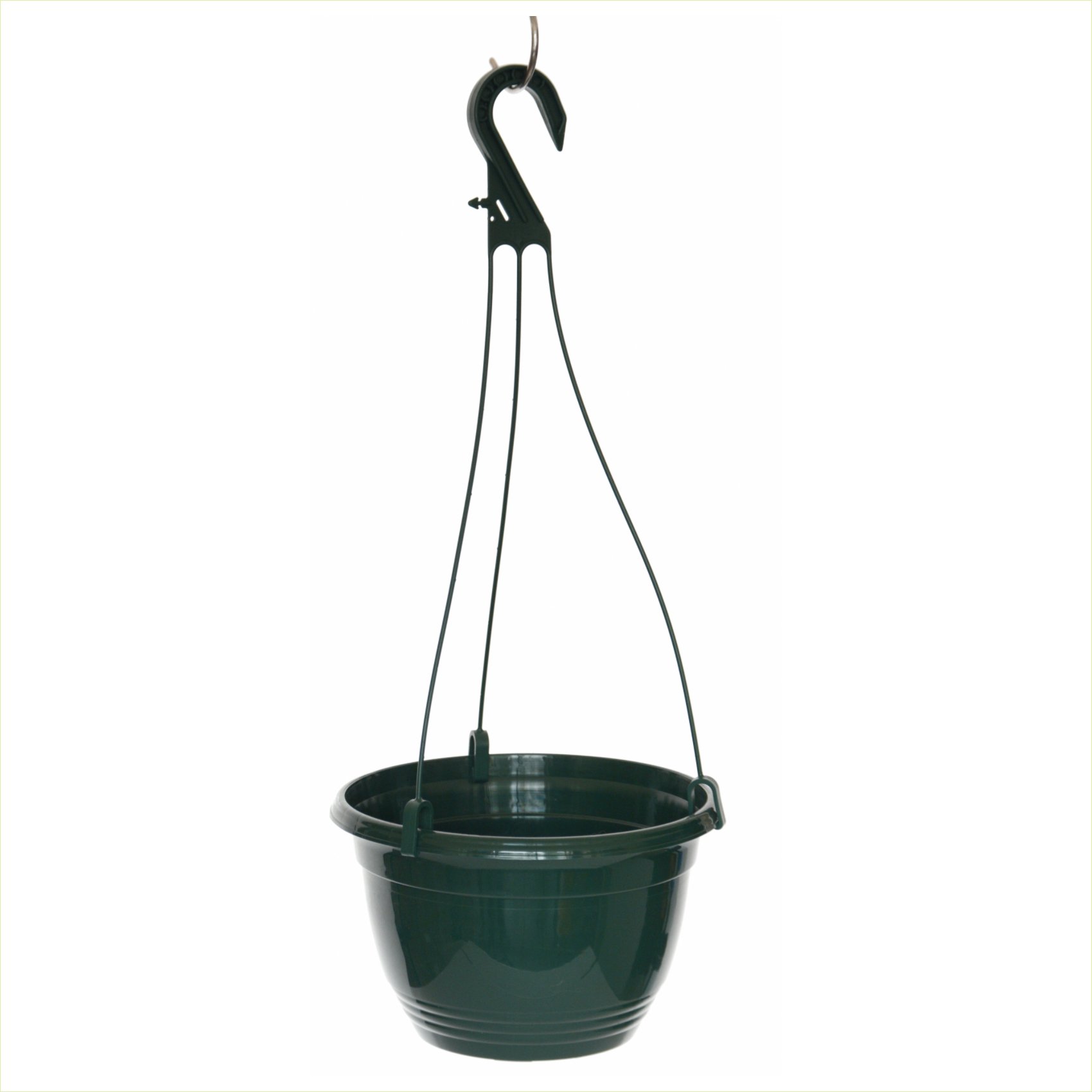 20cm diameter Hanging Pots colour Pine Green (10)