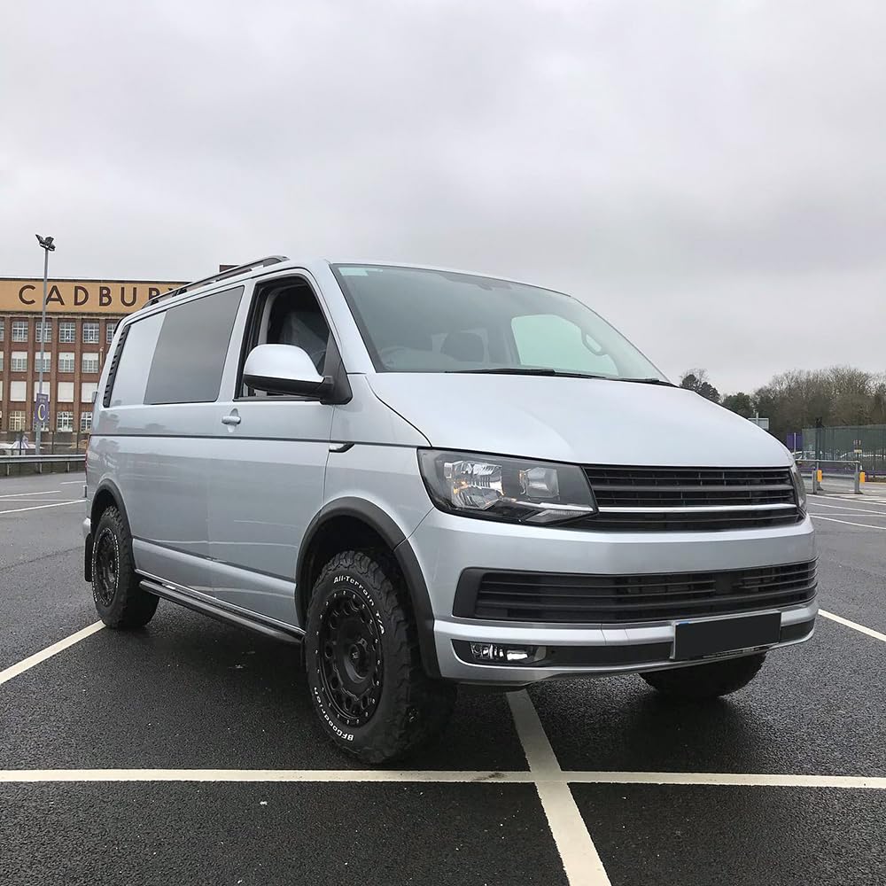 Protector de rueda compatible con VW Volkswagen Transporter T6 2015 hasta 2019, 8 piezas con ABE TÜV