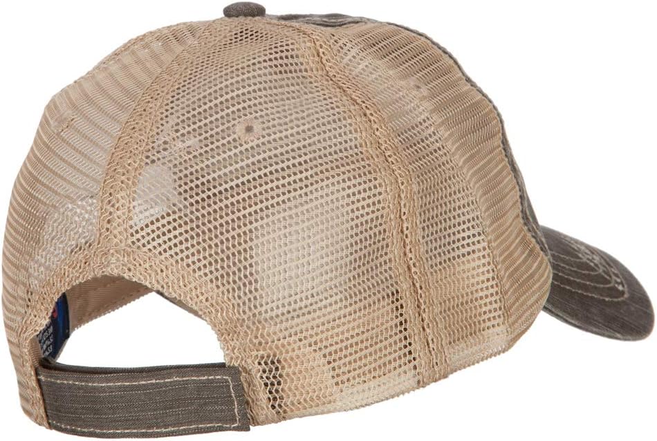 e4Hats.com Alabama State Flag Map Embroidered Low Profile Cotton Mesh Cap