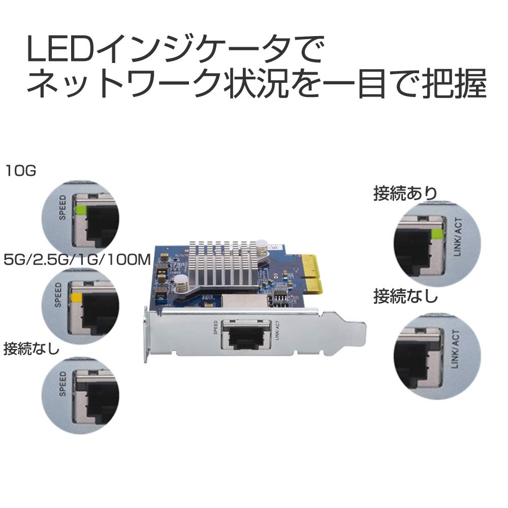 Amazon.co.jp: QNAP(キューナップ)QNAPの10 GbEネットワーク拡張カード 