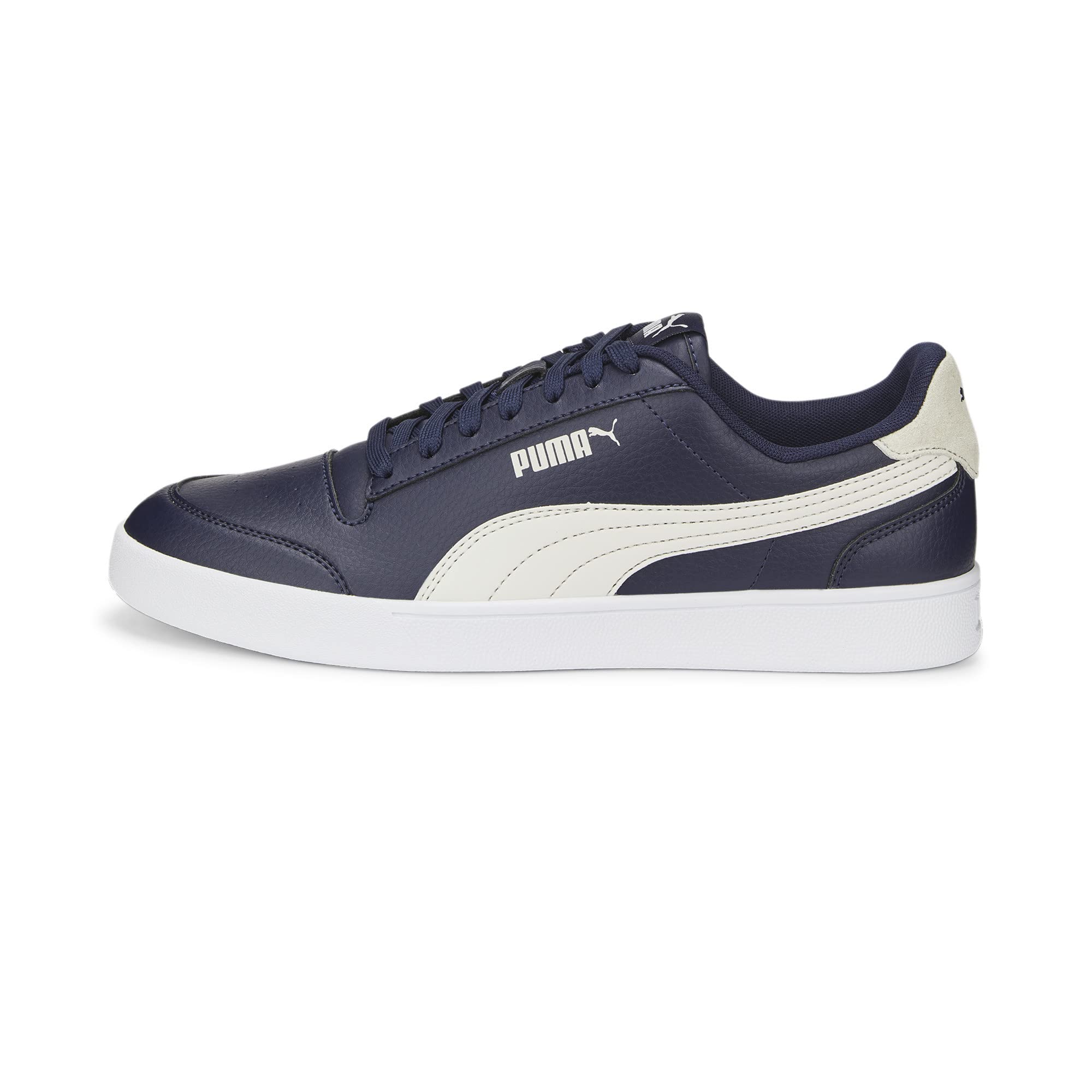 PUMA Unisex Shuffle Turnschuhe, Puma Navy Vapor Gray Puma White, 46 EU