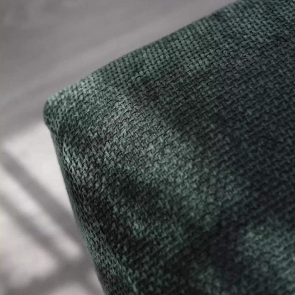 Ottoman Cover Waterproof Storage Ottoman Slipcover Square Furniture Protector Soft Ottoman Cover Washable Cover with Elastic Bottom(Green,81-100cm)