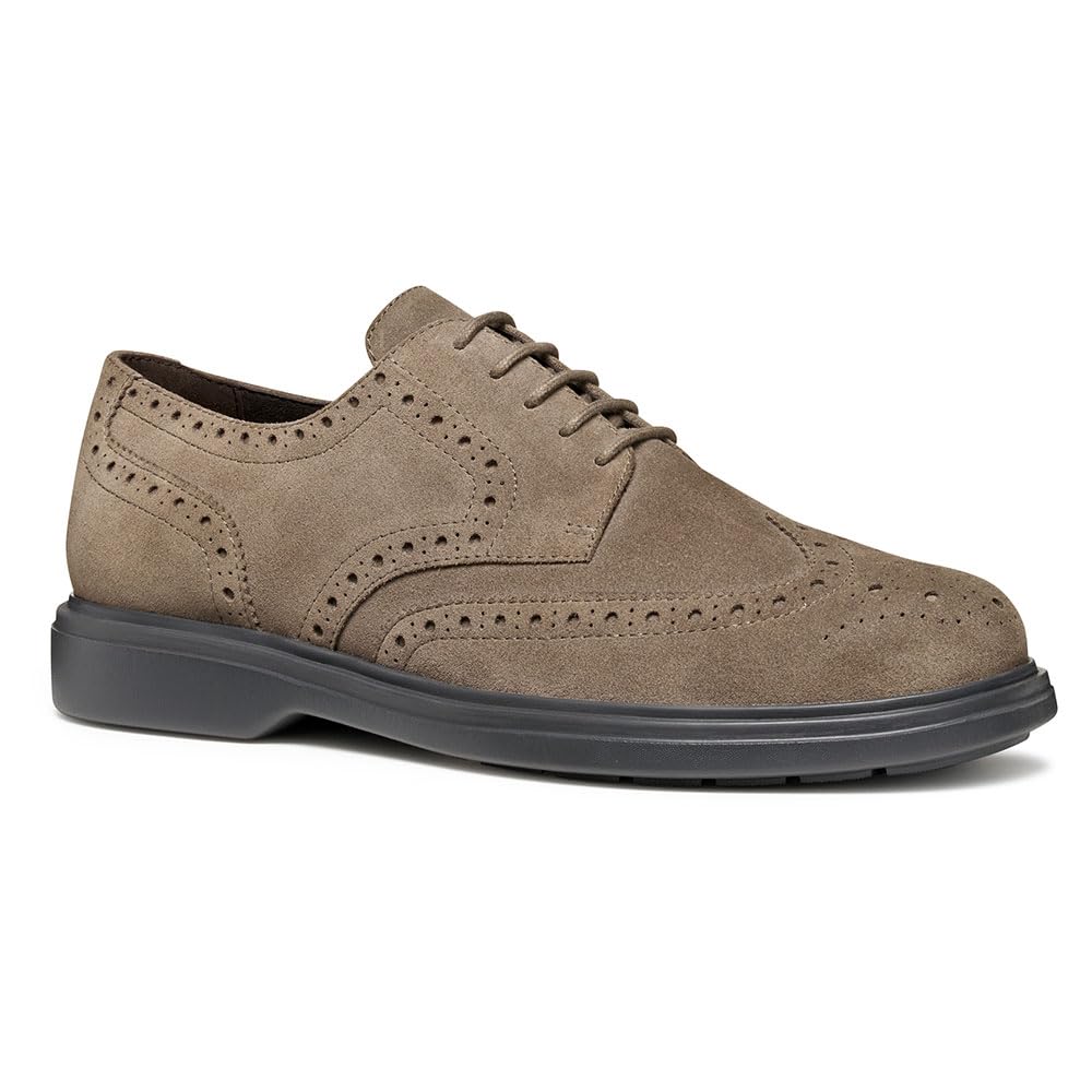 Geox Uomo U Ottavio Oxford, Grigio, 43 Eu, Grigio., 43 Eu-image