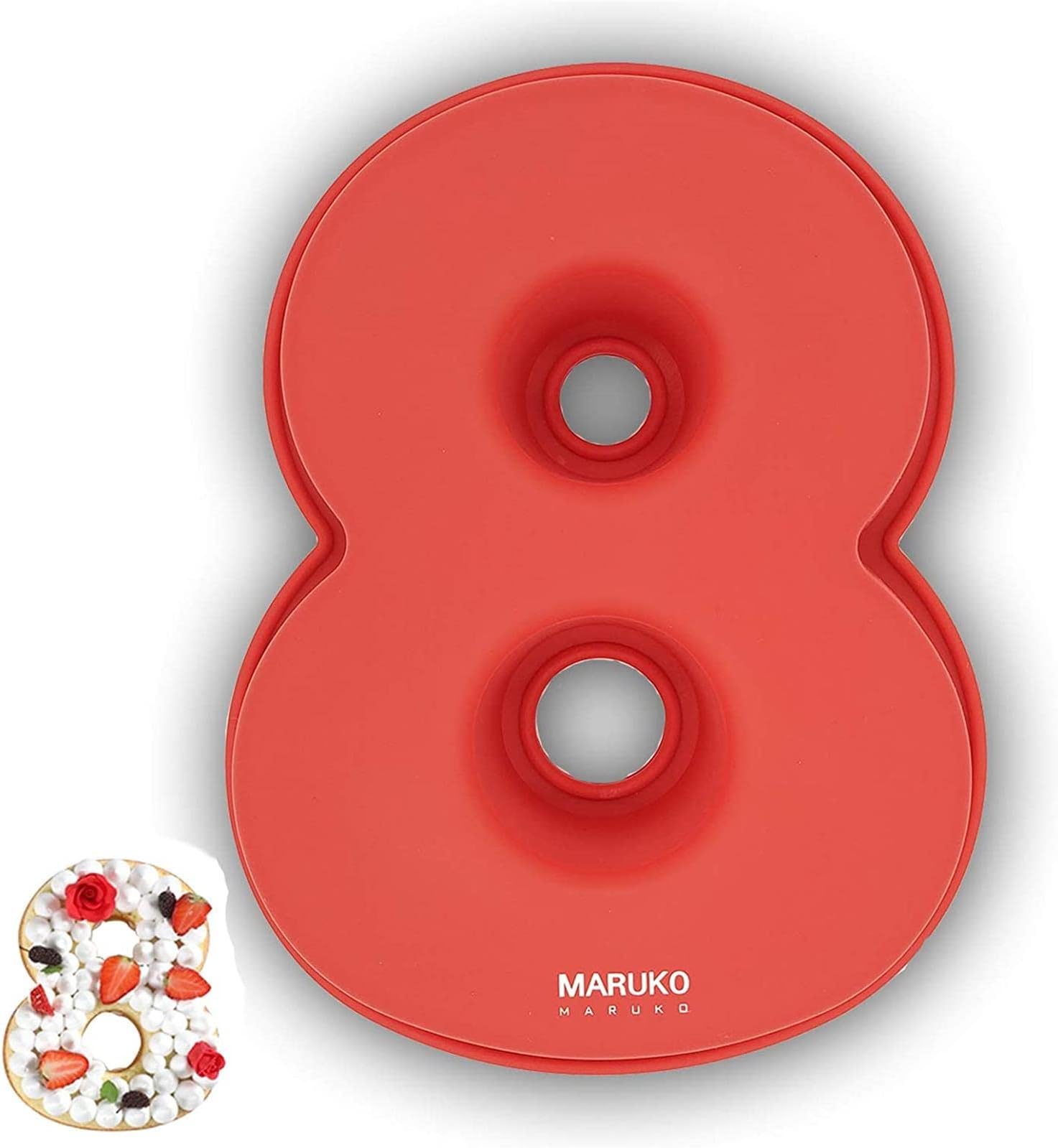 Silikon Backform Zahlen Am Stiel - Für Geburtstagstorten & Cake Topper