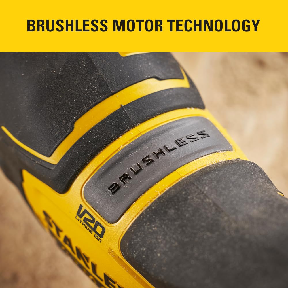 STANLEY FATMAX V20 Sierra Recíproca Inalámbrica Sin Escobillas, Sin Batería ni Cargador, 18V
