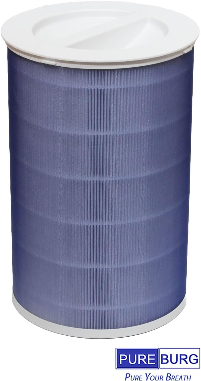 PUREBURG Replacement Filter Compatible with FIWOTTTDA Air Purifier Model : Breathe Nature 01,H13 HEPA Activated Carbon 3-Stage Filtration Air Clean Dust VOCs Odor - Image 4