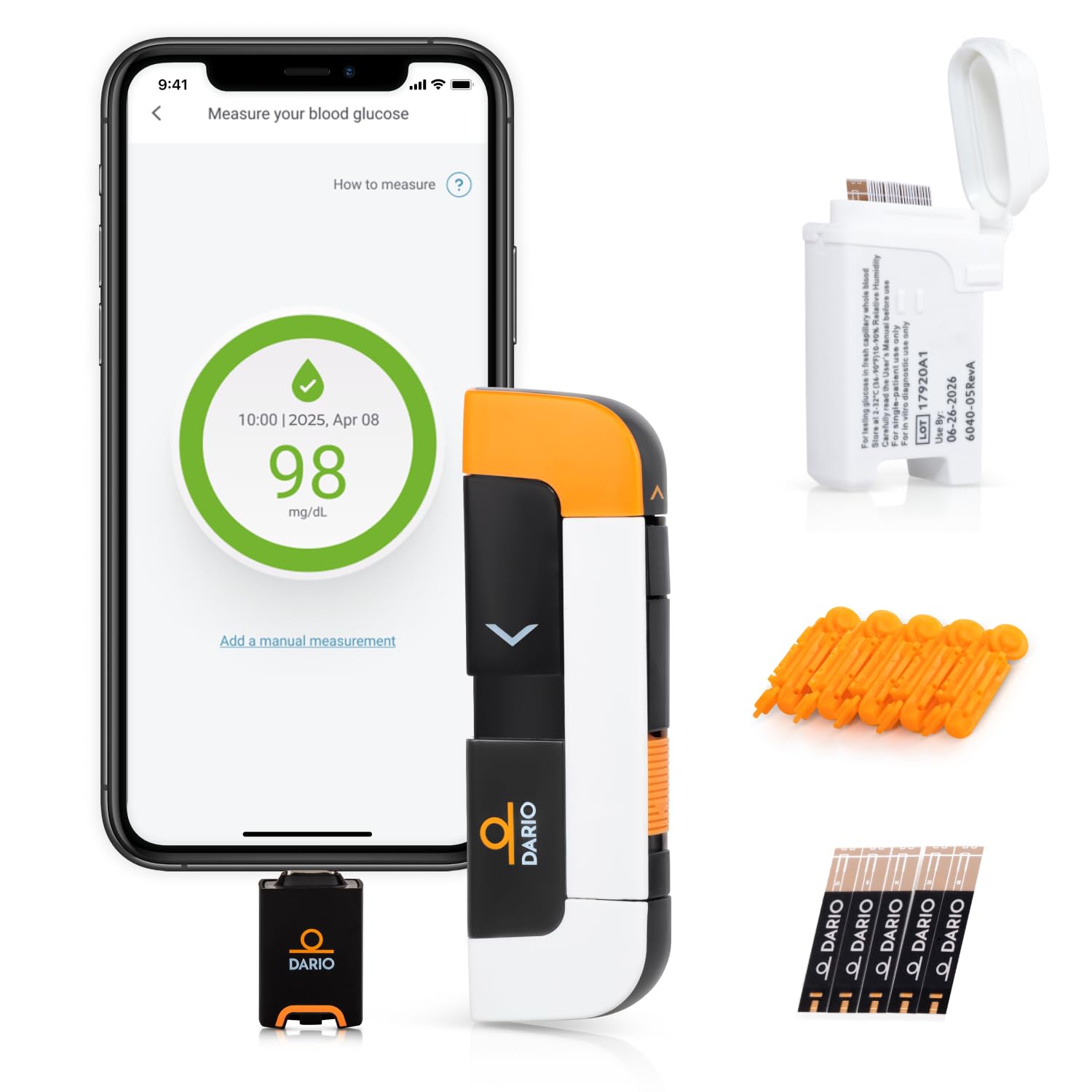 DARIO Smart Glucose Monitor Kit