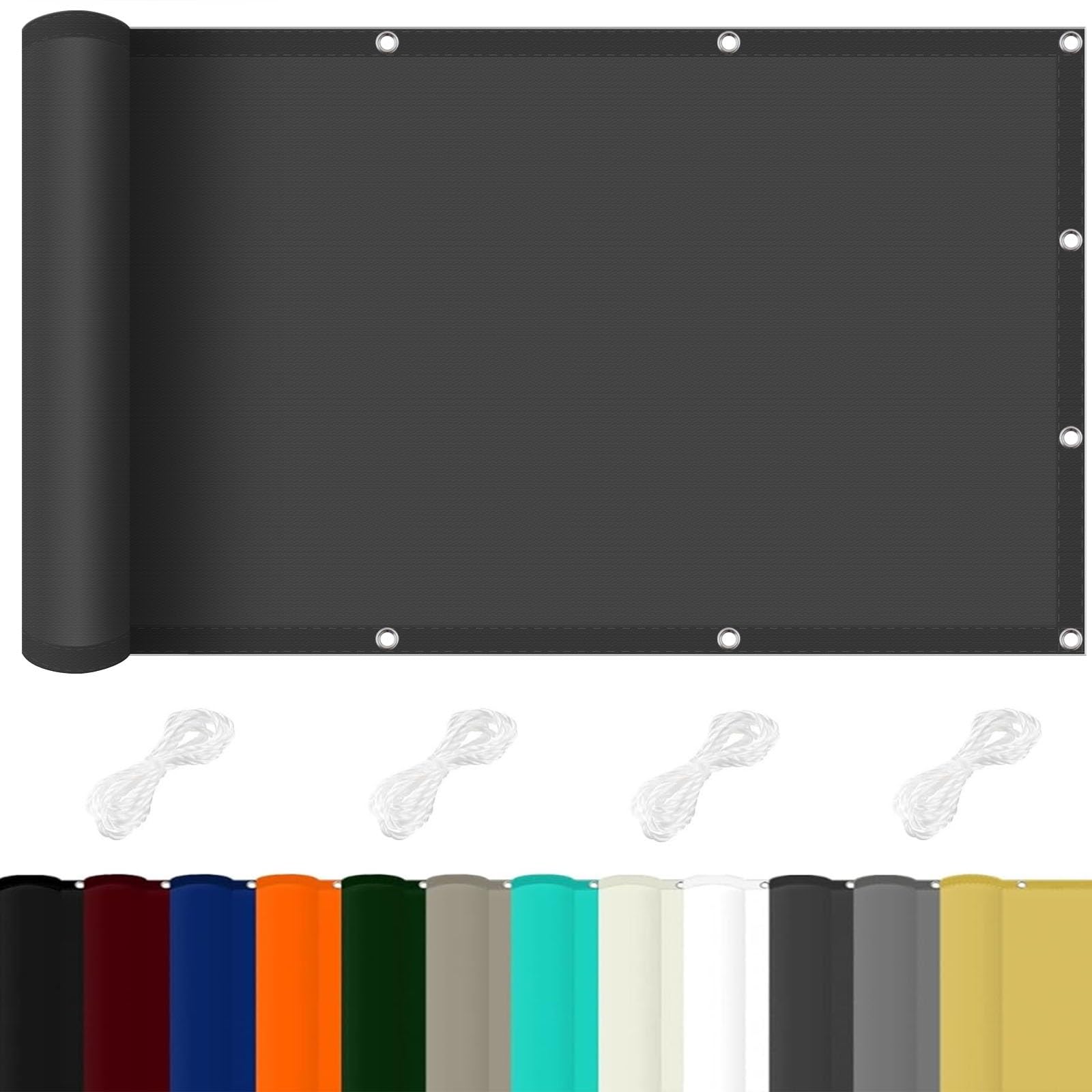 Voile d'ombrage pour jardin cour fête 2x2,5m imperméable grise