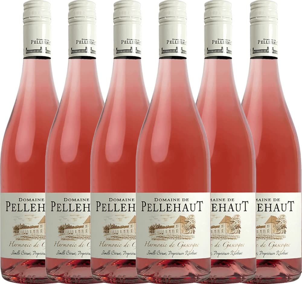 Harmonie de Gascogne Rosé von Domaine de Pellehaut - Roséwein 6 x 0,75l VINELLO - 6er - Weinpaket inkl. kostenlosem VINELLO.weinausgießer