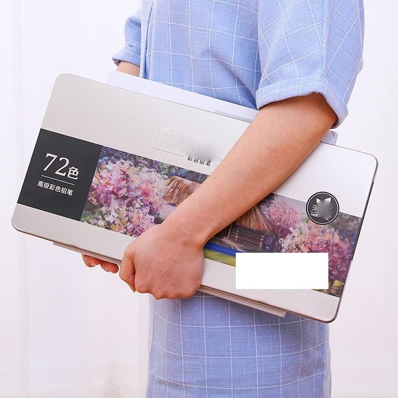 Amazon | JJZXD 色鉛筆24-72色鉛筆セット鉄箱包装ギフト色の着色鉛筆の