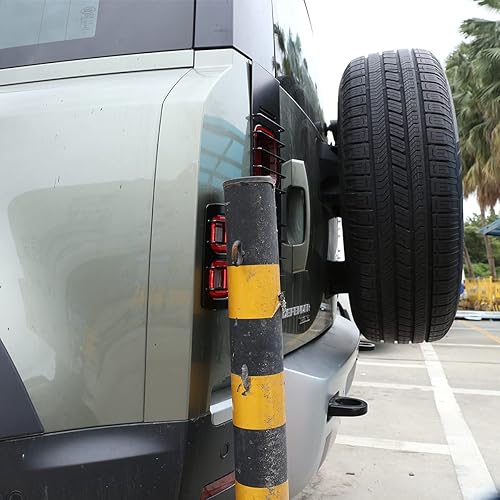 Miniatura 3 de CHEYA Para Land Rover Defender 2020-2021, pantalla de lámpara trasera de metal, luz indicadora de freno, lámpara de marcha atrás, accesorios de