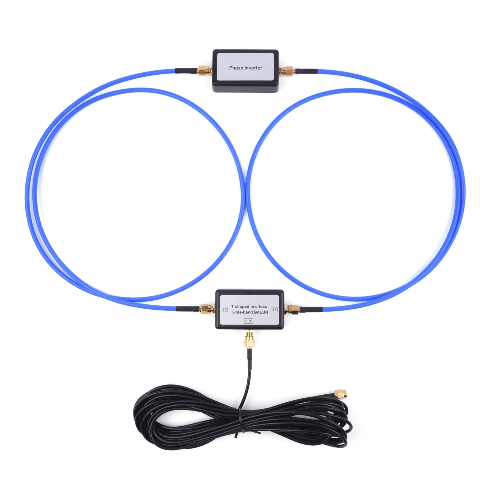 YouLoop 250 mW, 10 kHz do 30 MHz, przenośna pasywna antena pierścieniowa, złącze SMA, ze wzmacniaczem, niski poziom transmisji, szerokopasmowe audio, odpowiednia do HF i VHF