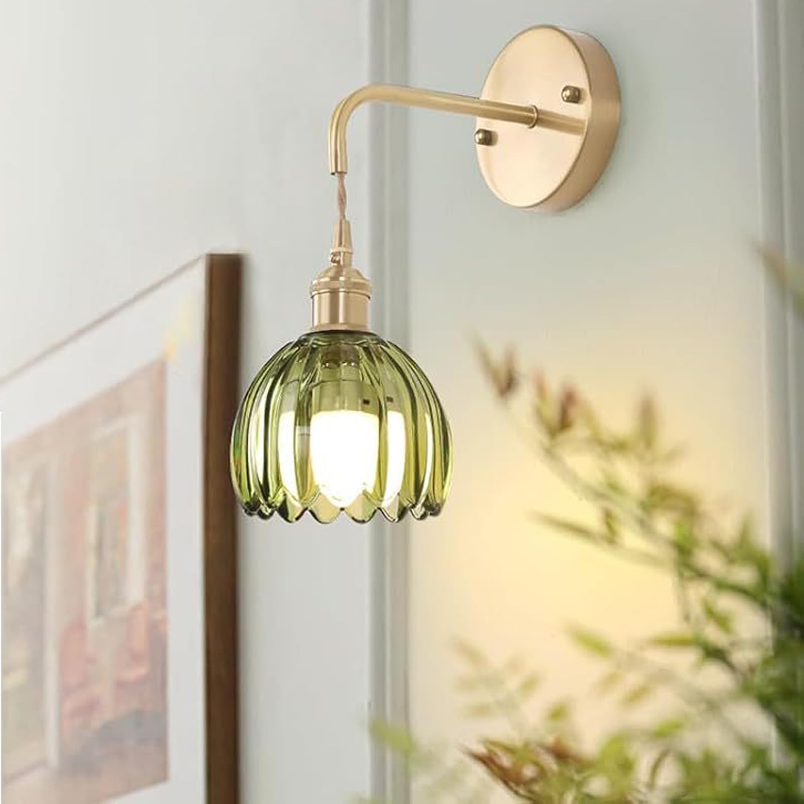Lampa ścienna LED zasilana bateriami, wewnątrz, vintage, lampa ścienna RGB, ściemnianie, kinkiet ścienny z pilotem zdalnego sterowania, ściana ładowana przez USB, bezprzewodowa, do sypialni, salonu