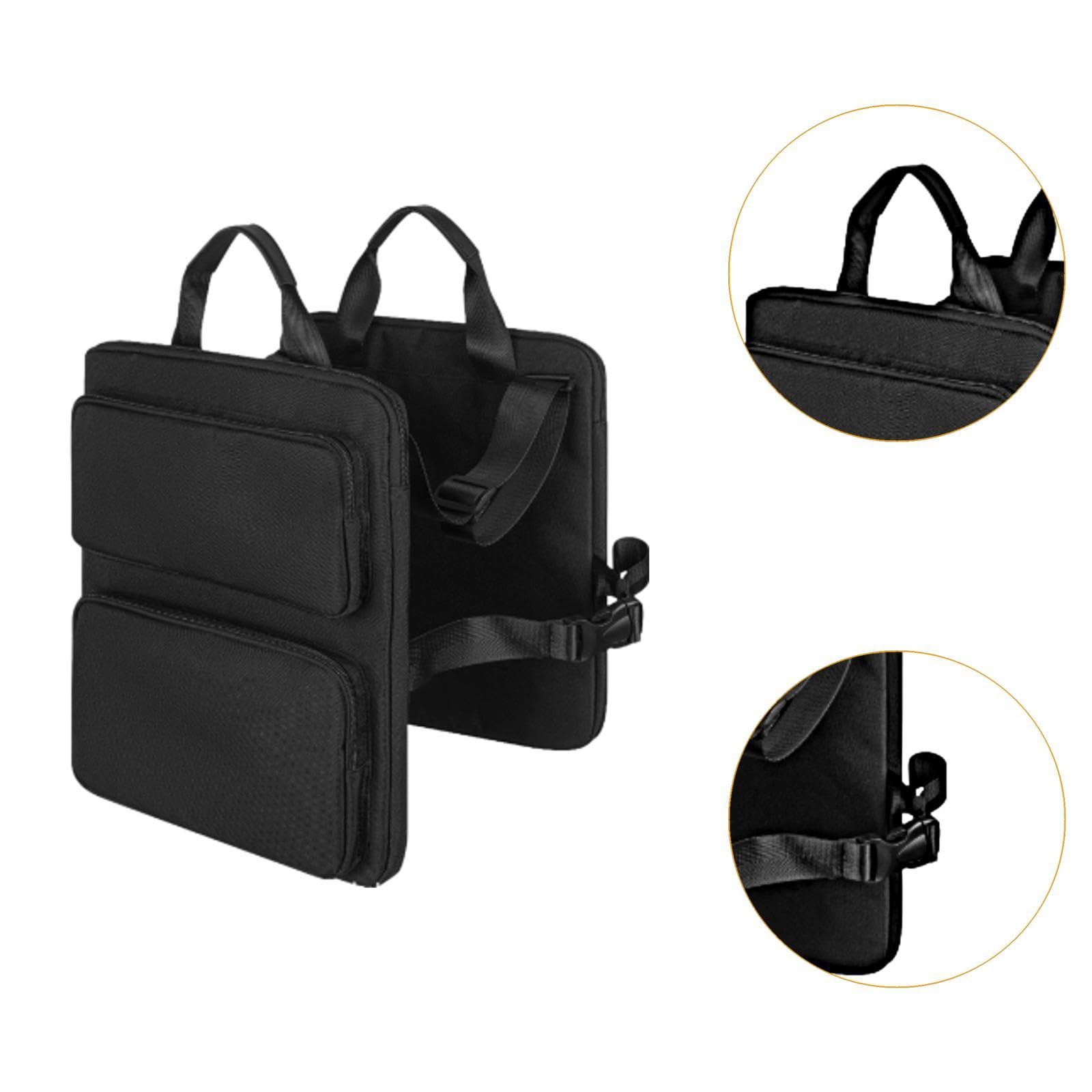 Organizer per valigie con gancio a sgancio rapido, borsa portaoggetti con tasche, accessori da viaggio portatili per le vacanze, Nero , Bagagli