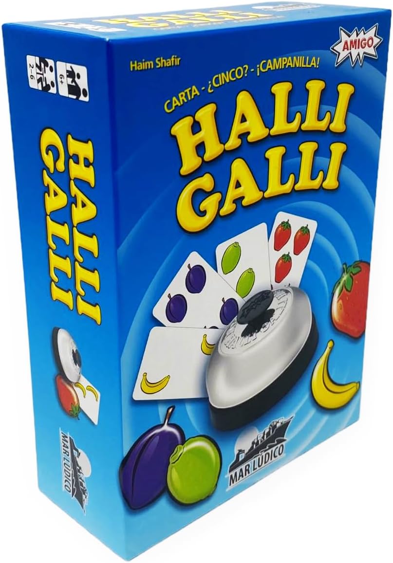 Amigo 1700 Halli Galli – Juego De Cartas Rápido De 15 Min, Para Niños A Partir De 6 Años, Versión Alemana