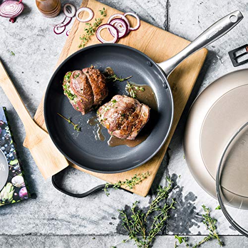 GreenPan CC000914-001 Limited Edition Anniversary 5pc Set Ceramic Non-Stick Cookware, Aluminum, Bronze Main Image