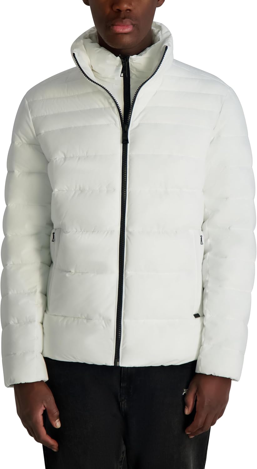 KARL LAGERFELD Men's Outerwear Mid Weight Puffer