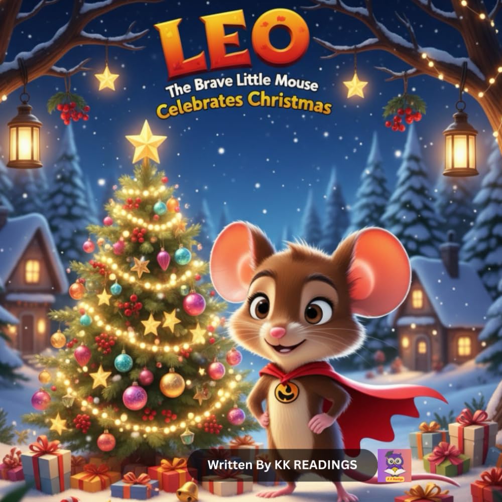 Leo the Brave Little Mouse Celebrates Christmas: A Heartwarming Christmas Story with Fun Activities for Kids Ages 4–8 (Leo the Brave Little Mouse Adventures)
