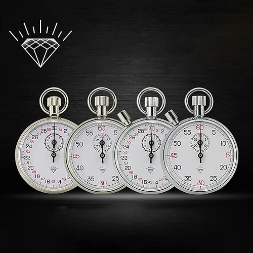 Miniatura 5 de iDili Cronómetro mecánico, cronógrafo deportivo cronómetro de mano cronómetro (SXJ803)