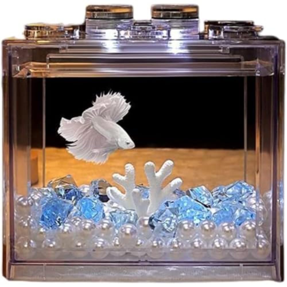 中型ガラス水槽 LEDライト付き