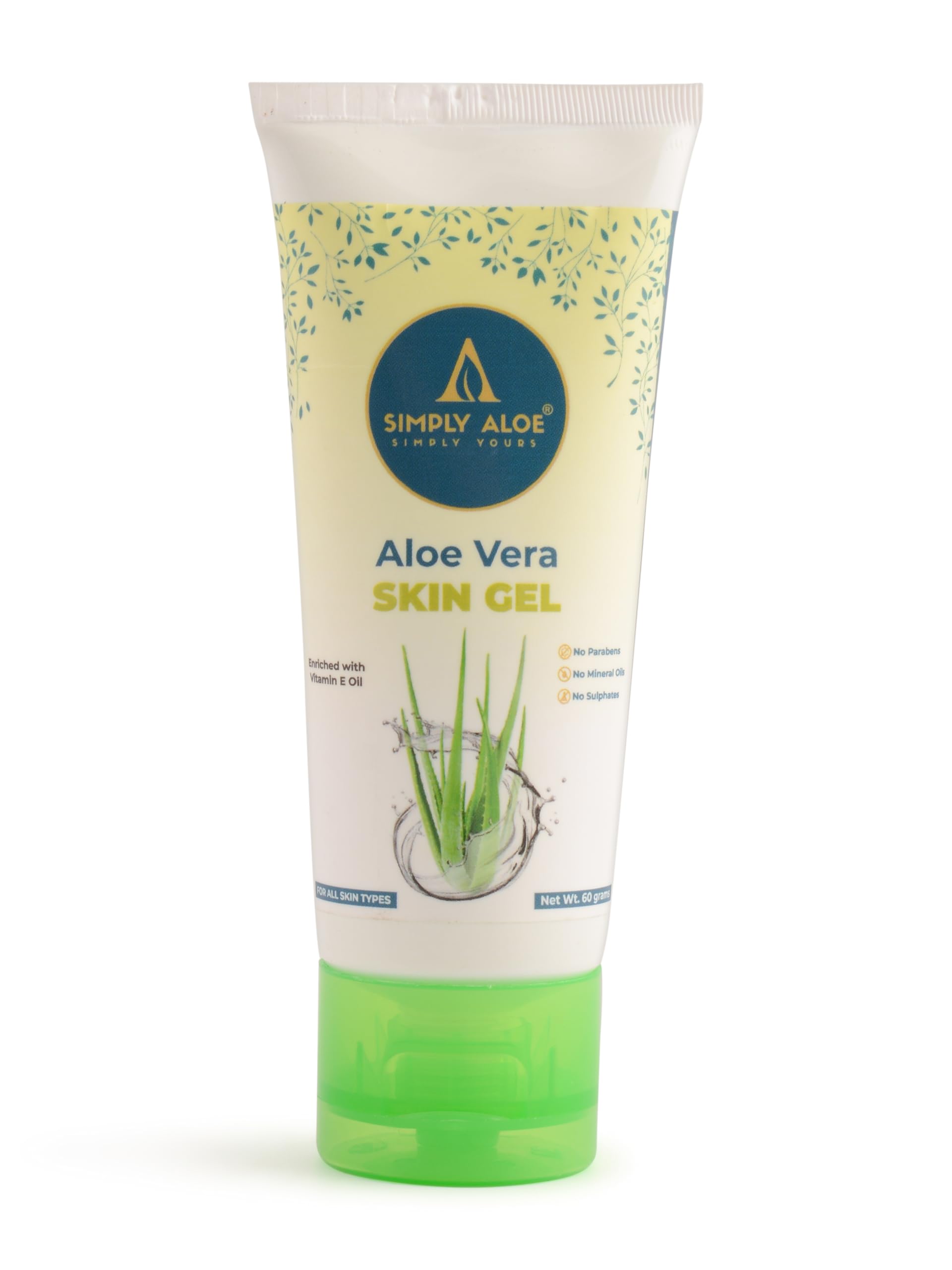 SIMPLY ALOE Aloe Vera Skin Gel | Natural & Pure Aloe Vera Gel for Face&Skin  |