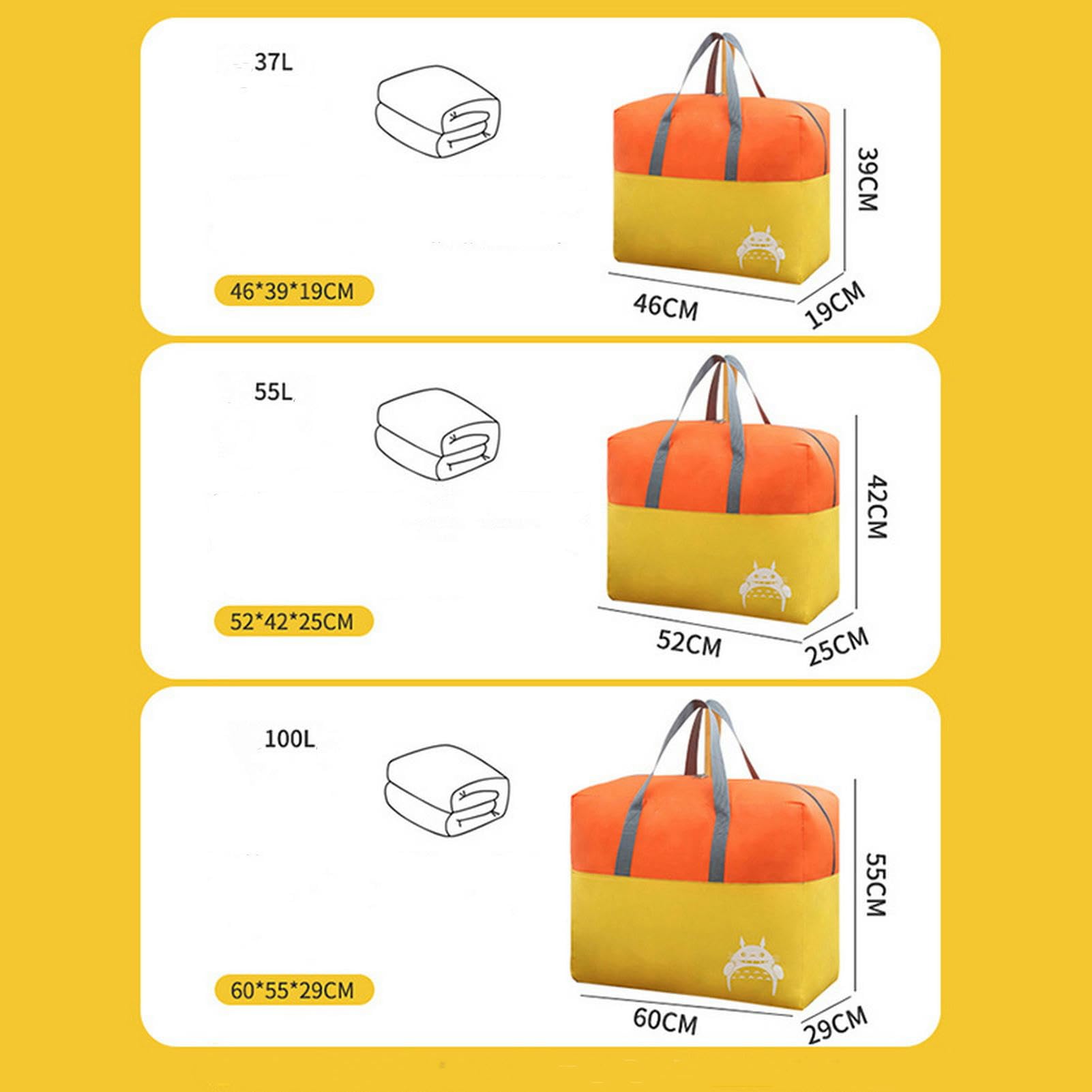 Macuto Viaje La Ropa De Bolsa De Almacenamiento Organiza Edredones De Algodón Y Bolsas De Equipaje para El Hogar
