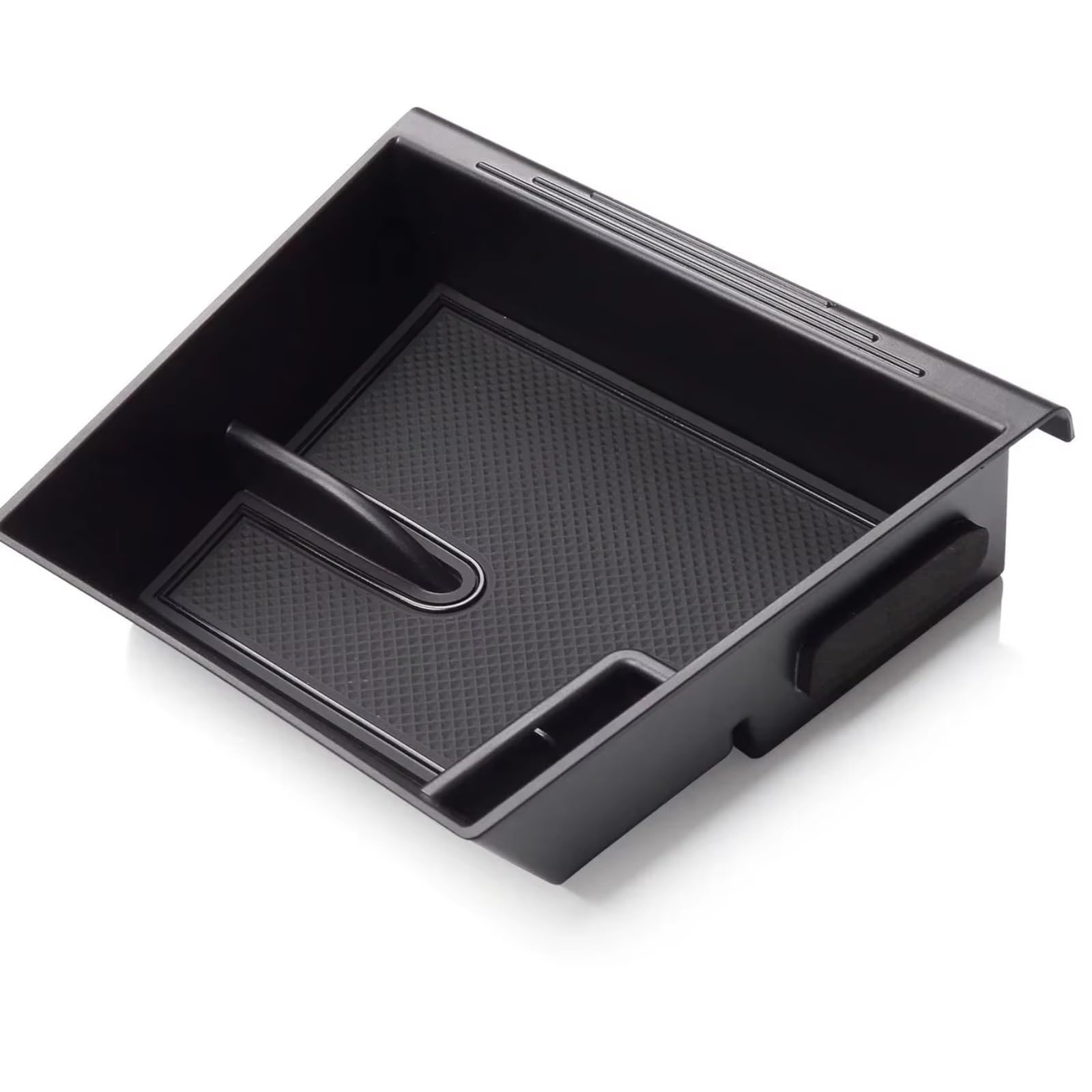 SZTMYVUW Interior Storage Box Compatible With Mazda For MX-5 NC 2006-2014 Roadster Center Console Armrest Storage Box Tray Tidying Accessories Black