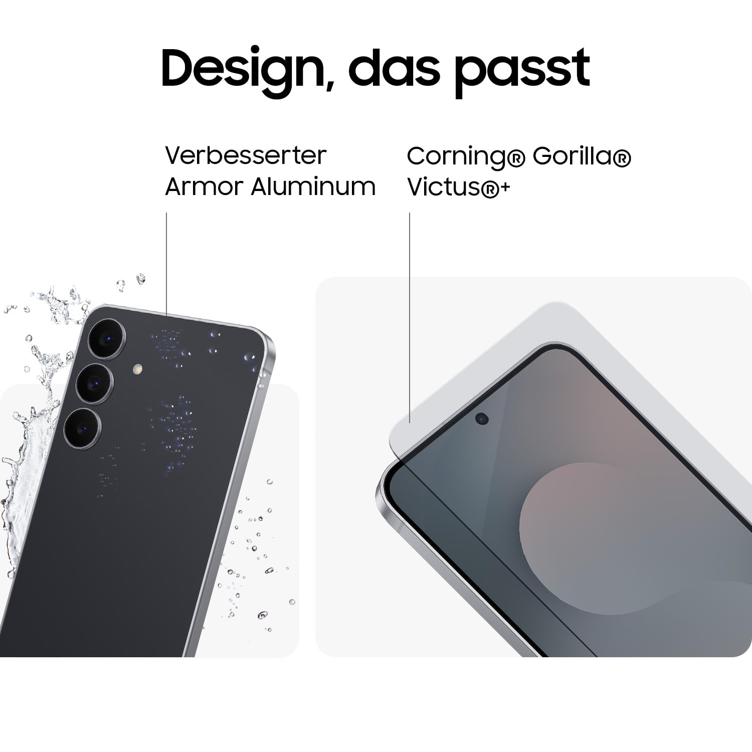 Samsung Galaxy S25 FE Enterprise Edition, AI Smartphone, Android-Handy ohne Vertrag, 8 GB RAM, 128 GB Speicher, Lange Akkulaufzeit, Sicherheit durch Knox Suite, JetBlack
