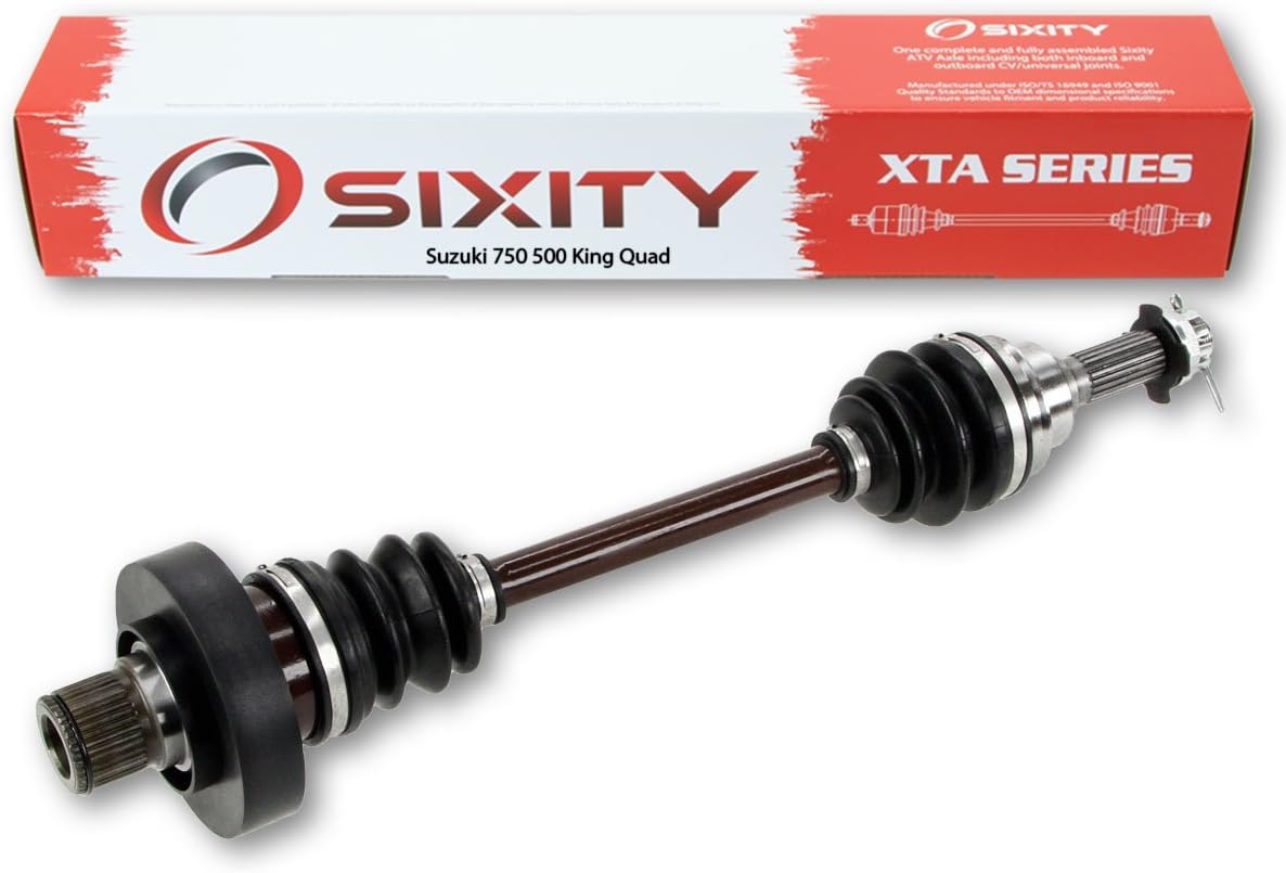 Sixity XTA Rear Right CV Axle compatible with Suzuki 750 500 King Quad 2015 2014 2013 2012 2011 2010 2009