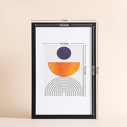 Vista 394 de eletecpro Juego de 10 marcos de fotos de 8 x 10 pulgadas, collage de fotos, decoración de pared, fotos de 5 x 7 con paspartú o de 8 x 10 pulgadas